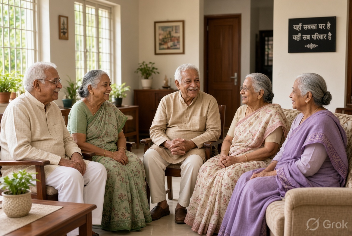 Care and companionship for elderly people